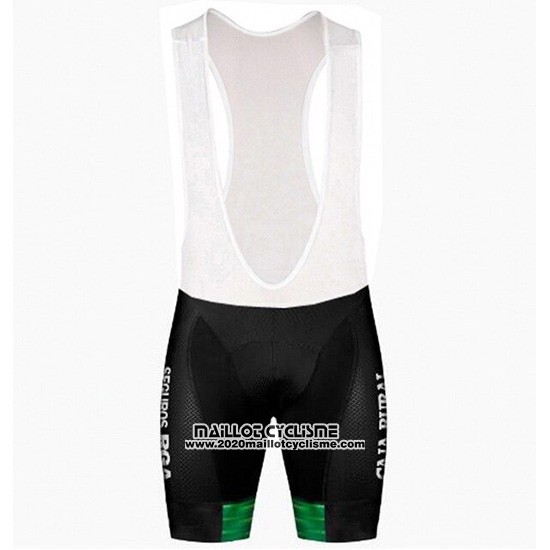 2019 Maillot Ciclismo Caja Rural Vert Noir Manches Courtes et Cuissard